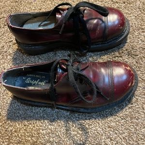 Vintage Gripfast Oxblood oxford’s Made in England